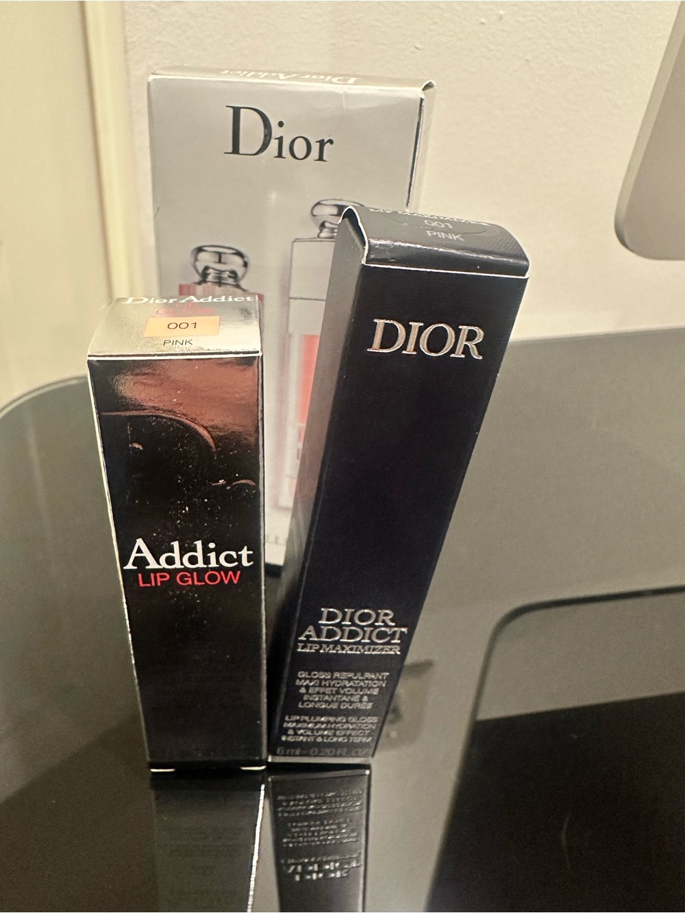 Dior Addict Lip Glow & Lip Maximizer set in 001-pink - Picture 4 of 7